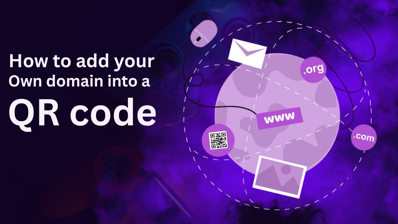 How to add your own domain into a QR code?